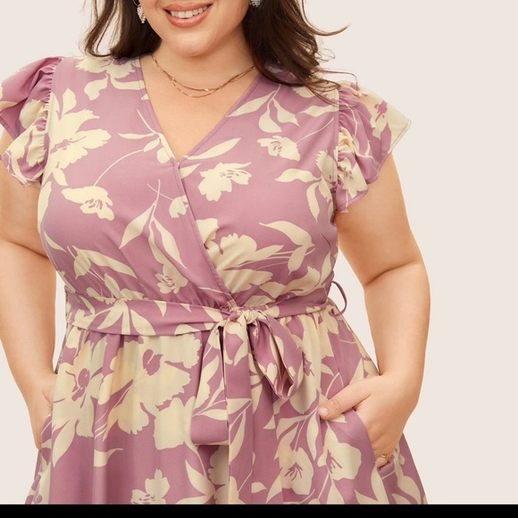 BloomChic Plus Size 3XL Wedding Guest Maxi Dress us22-24 - Picture 3 of 6